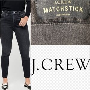 J Crew 31 Matchstick Black